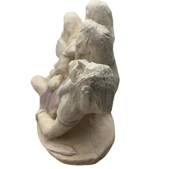 Vintage Comanche Native American Indian Fallen Feather‎ Scupture - Picture 4 of 8